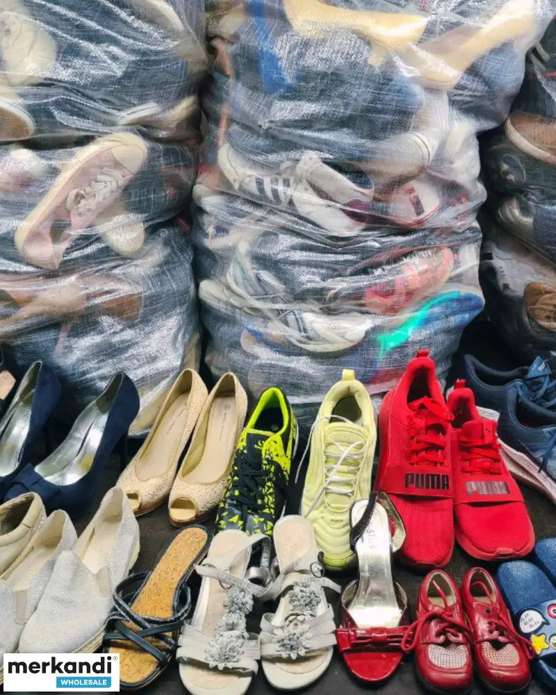 Alerta de oferta mayorista: ¡Solo 1 € por 1 kg de zapato usado 