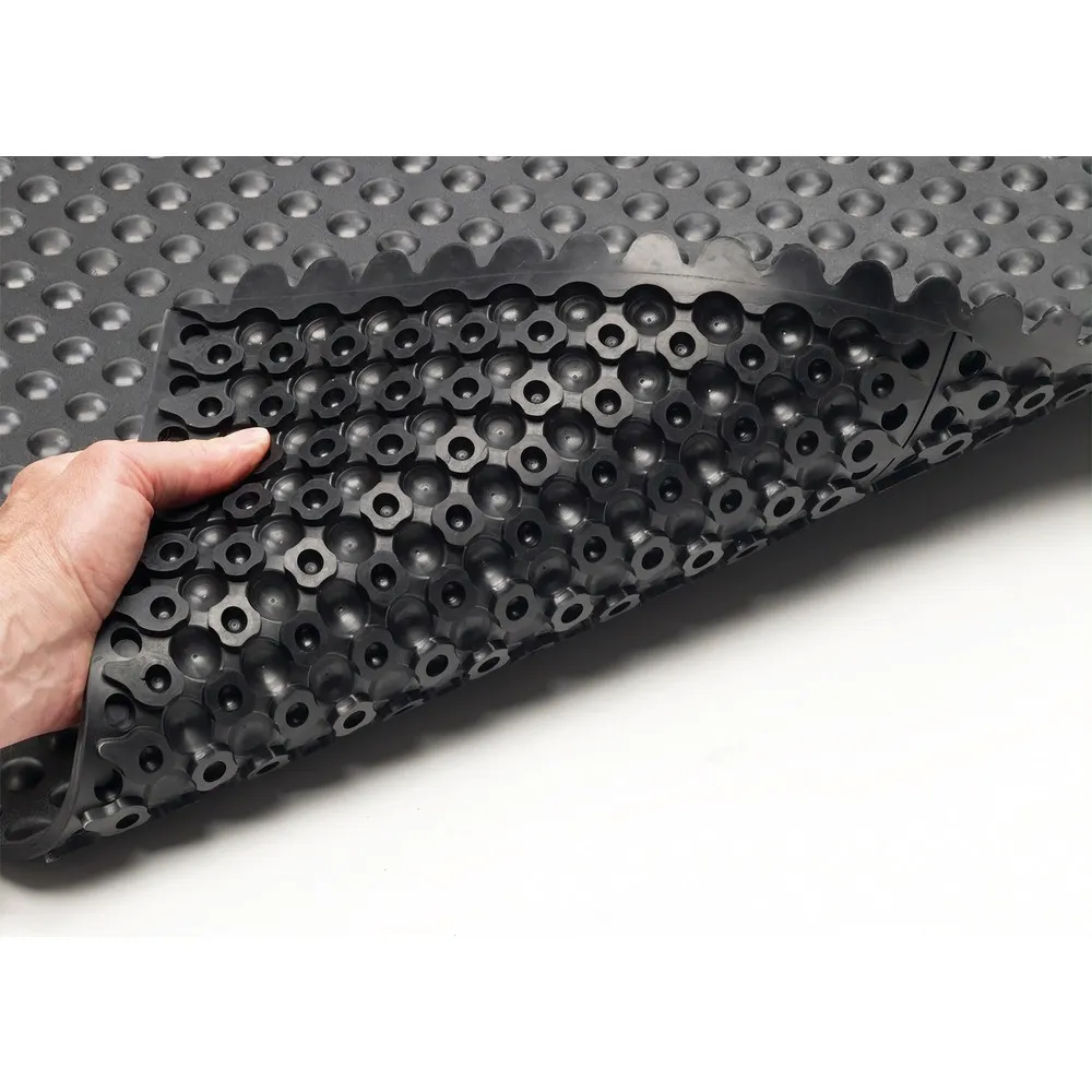Alfombrilla antifatiga NoTrax SkywalkerHD™ nitrilo, A x F 910 x 910 mm, negro