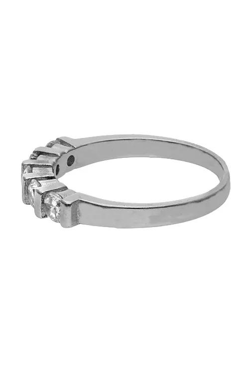 Anillo cintillo de plata rodiado 280_2010586