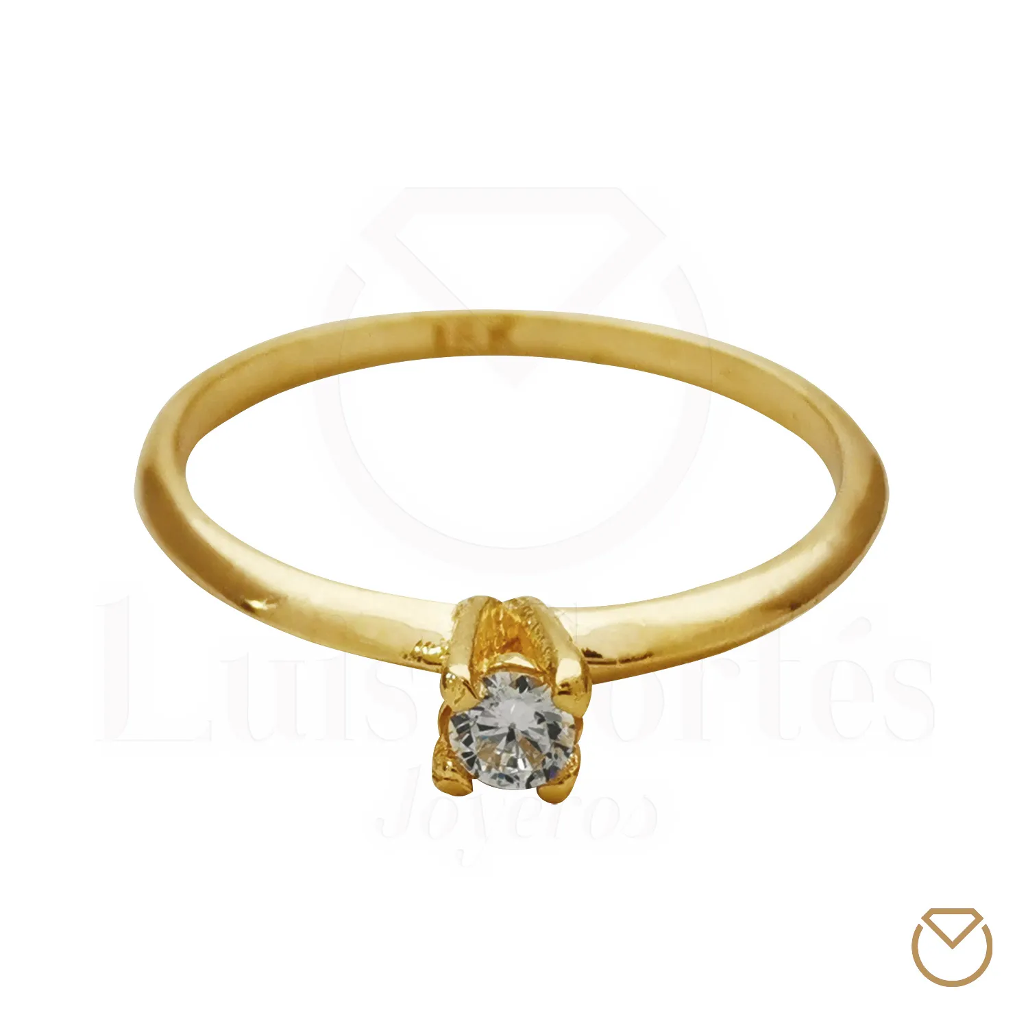 Anillo De Compromiso Oro 18K / REF. 158COA