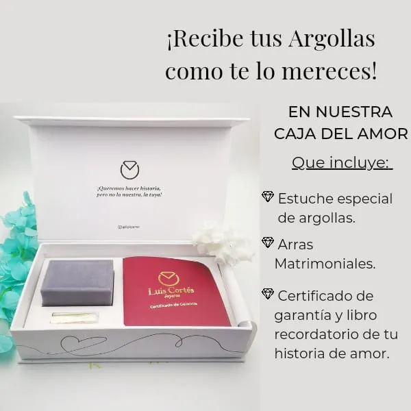 Argollas De Oro 18k / REF. 119AOA