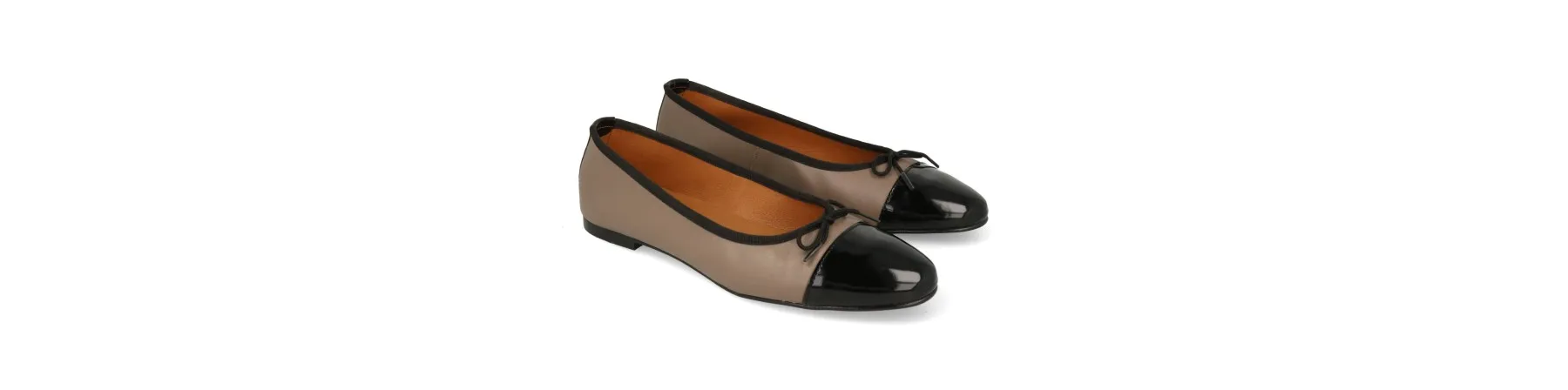 BAILARINAS MUJER ORIGINALES PUNTA CHAROL MOD. ZHOE TAUPE