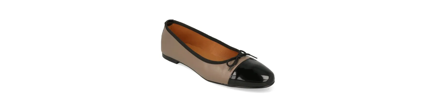 BAILARINAS MUJER ORIGINALES PUNTA CHAROL MOD. ZHOE TAUPE