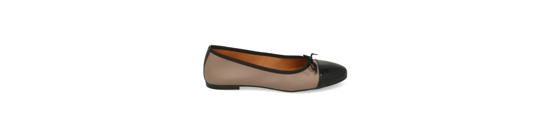 BAILARINAS MUJER ORIGINALES PUNTA CHAROL MOD. ZHOE TAUPE