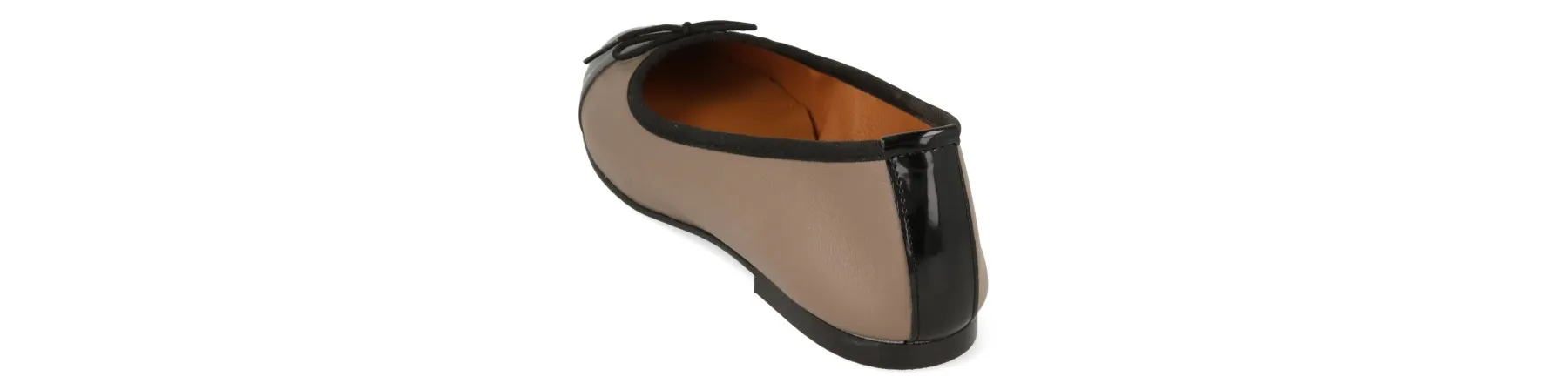 BAILARINAS MUJER ORIGINALES PUNTA CHAROL MOD. ZHOE TAUPE