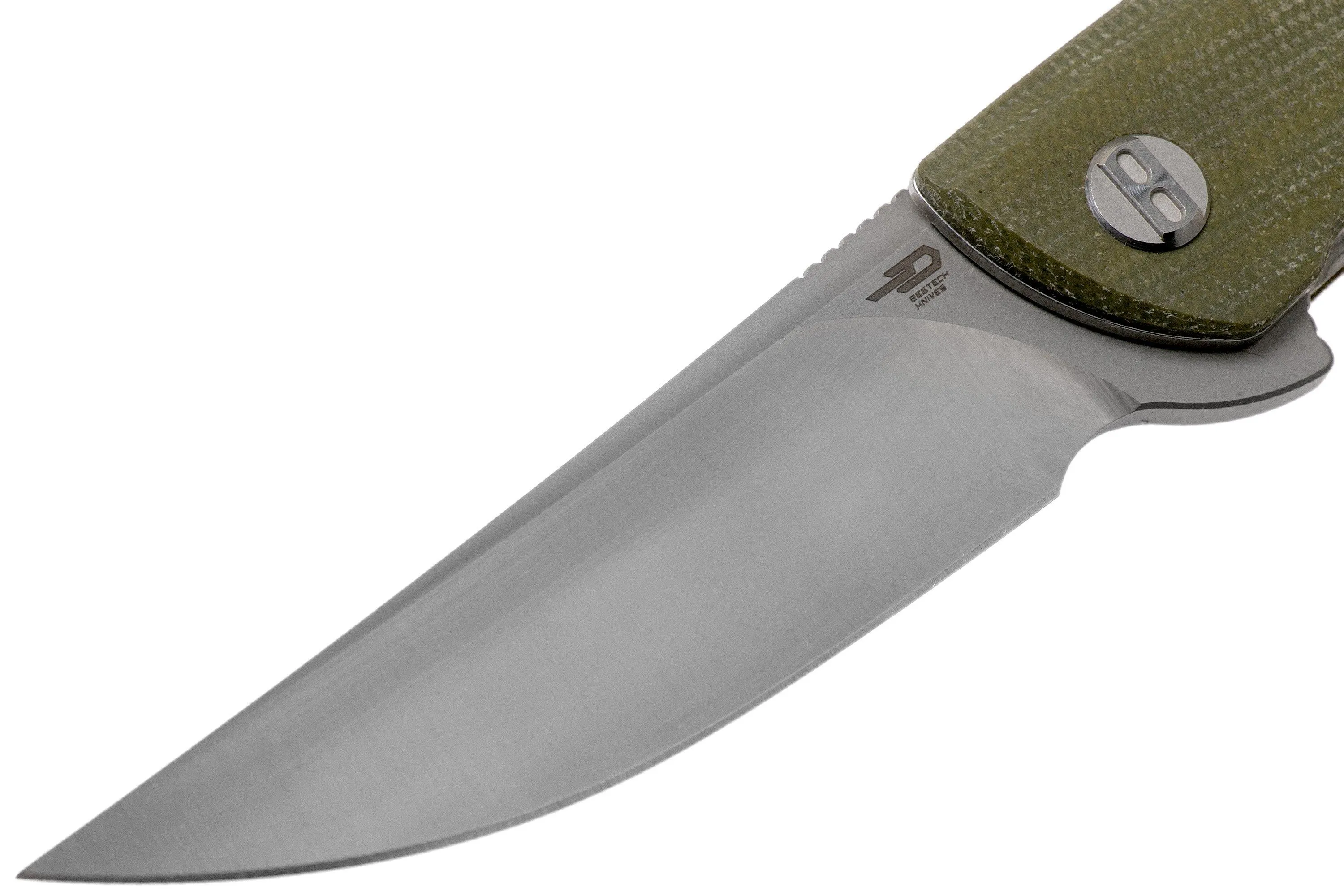 BESTECH SWIFT BG30A1 SATIN, GREEN MICARTA NAVAJA