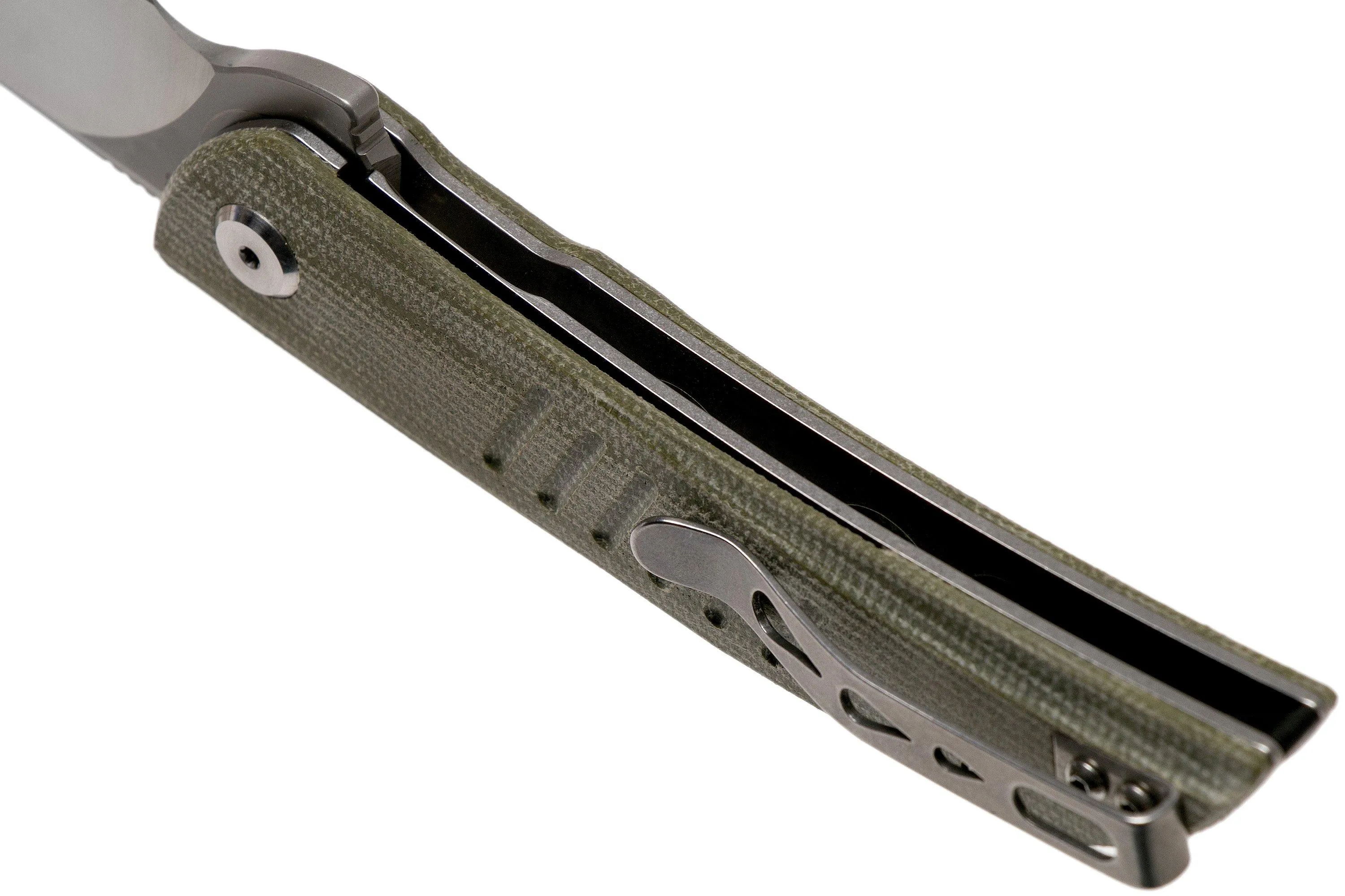 BESTECH SWIFT BG30A1 SATIN, GREEN MICARTA NAVAJA