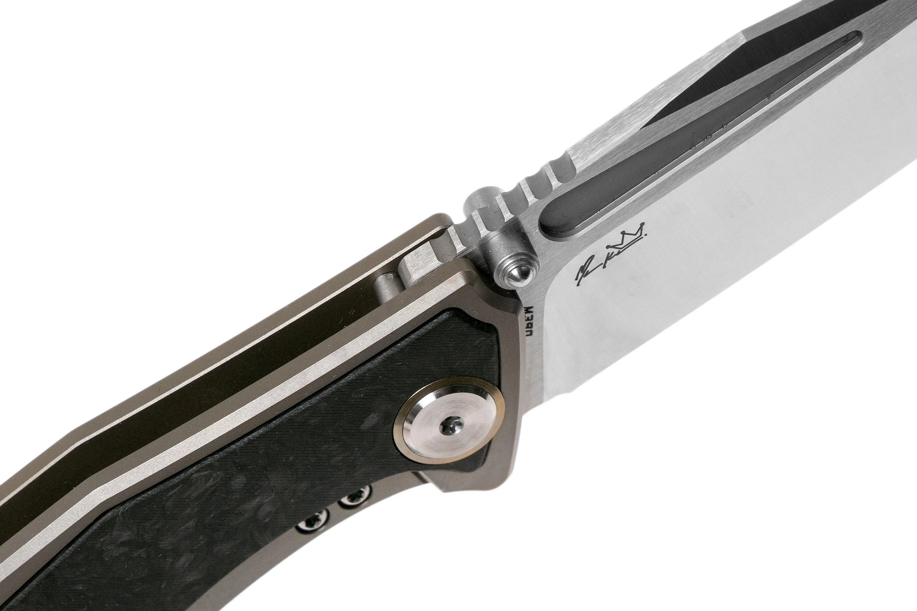 Bestech Togatta BT2102F Marbled Carbon fibre navaja, diseño Morgan Koens