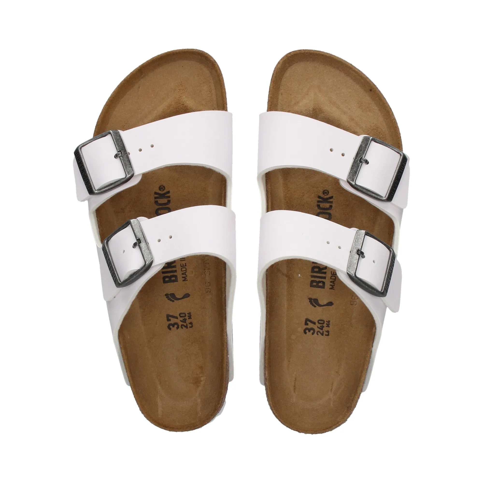 BIRKENSTOCK Sandalias planas de Mujer BLANCO