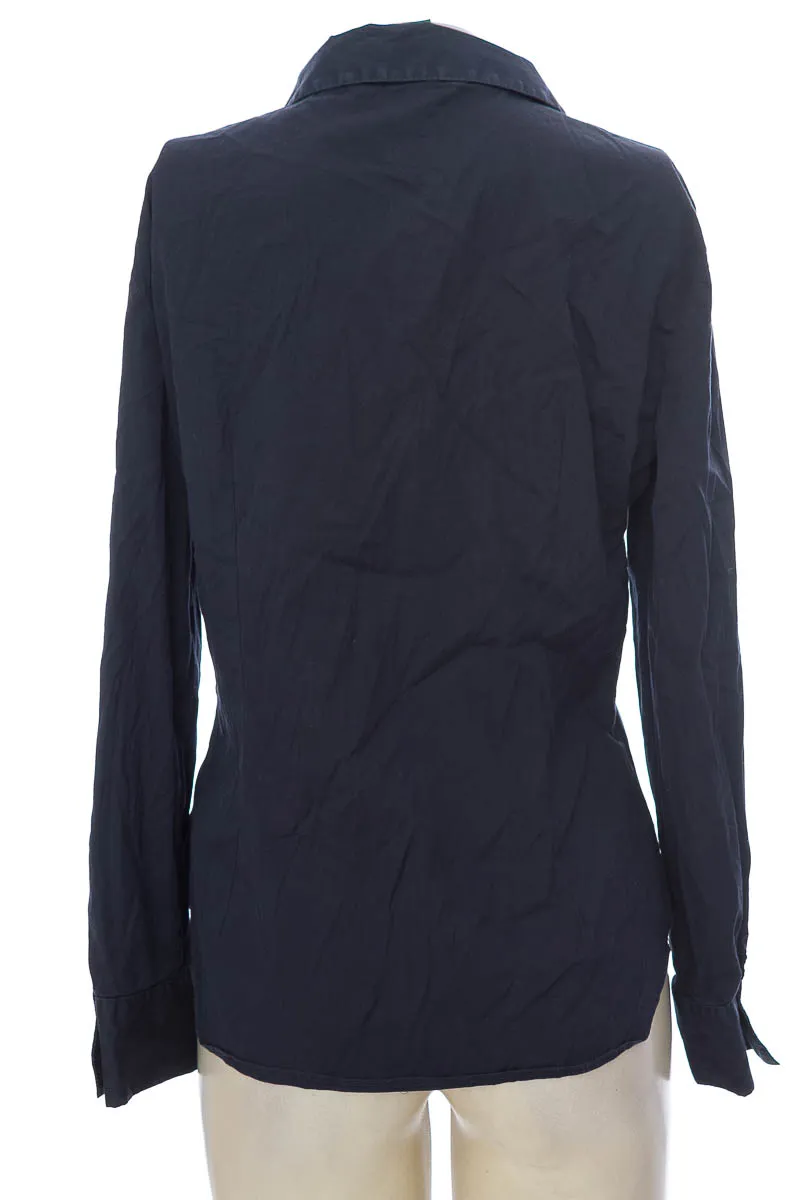 BLUSA COLOR AZUL  ZARA
