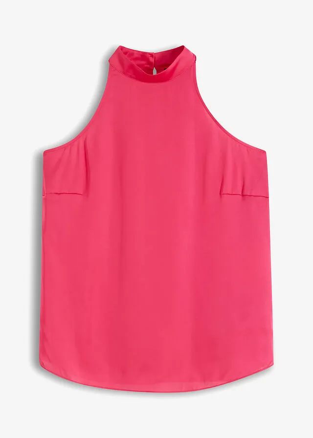 Blusa sin mangas rosa caliente