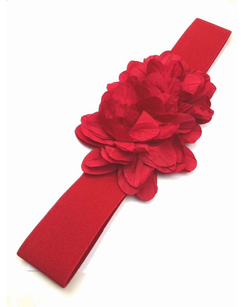 BONITOS CINTURONES ROJOS CON FAJIN ELASTICO PARA BODAS