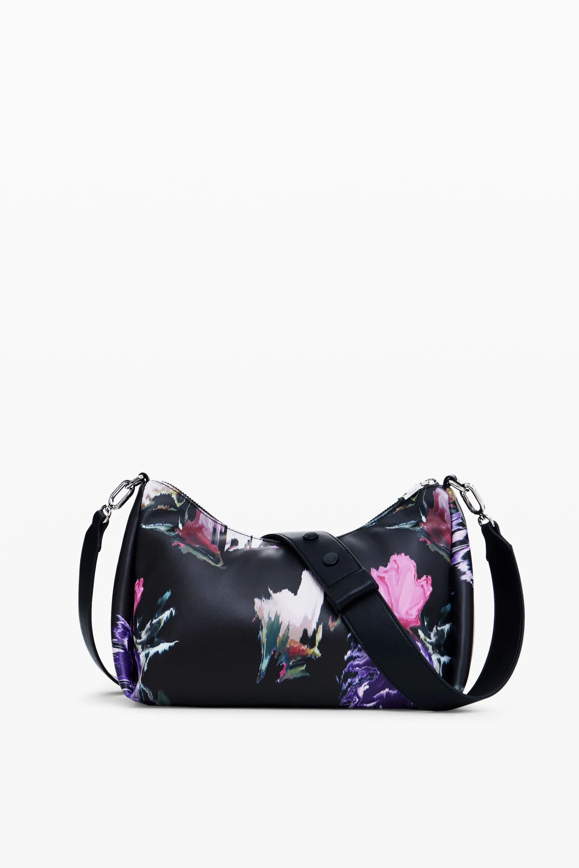 Bossa de mà encoixinada amb flors