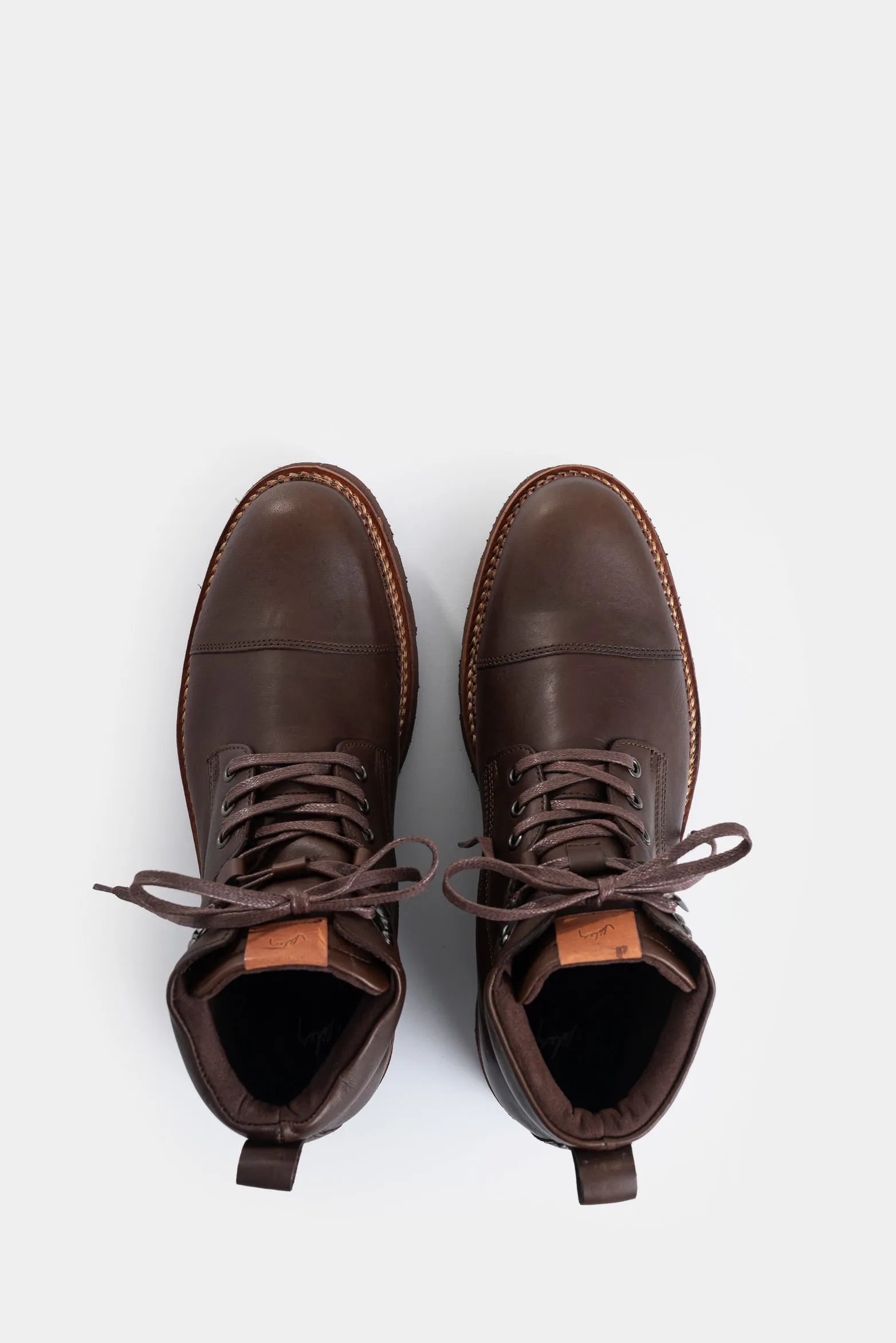 Botas Karioka de cuero para hombre tractoradas