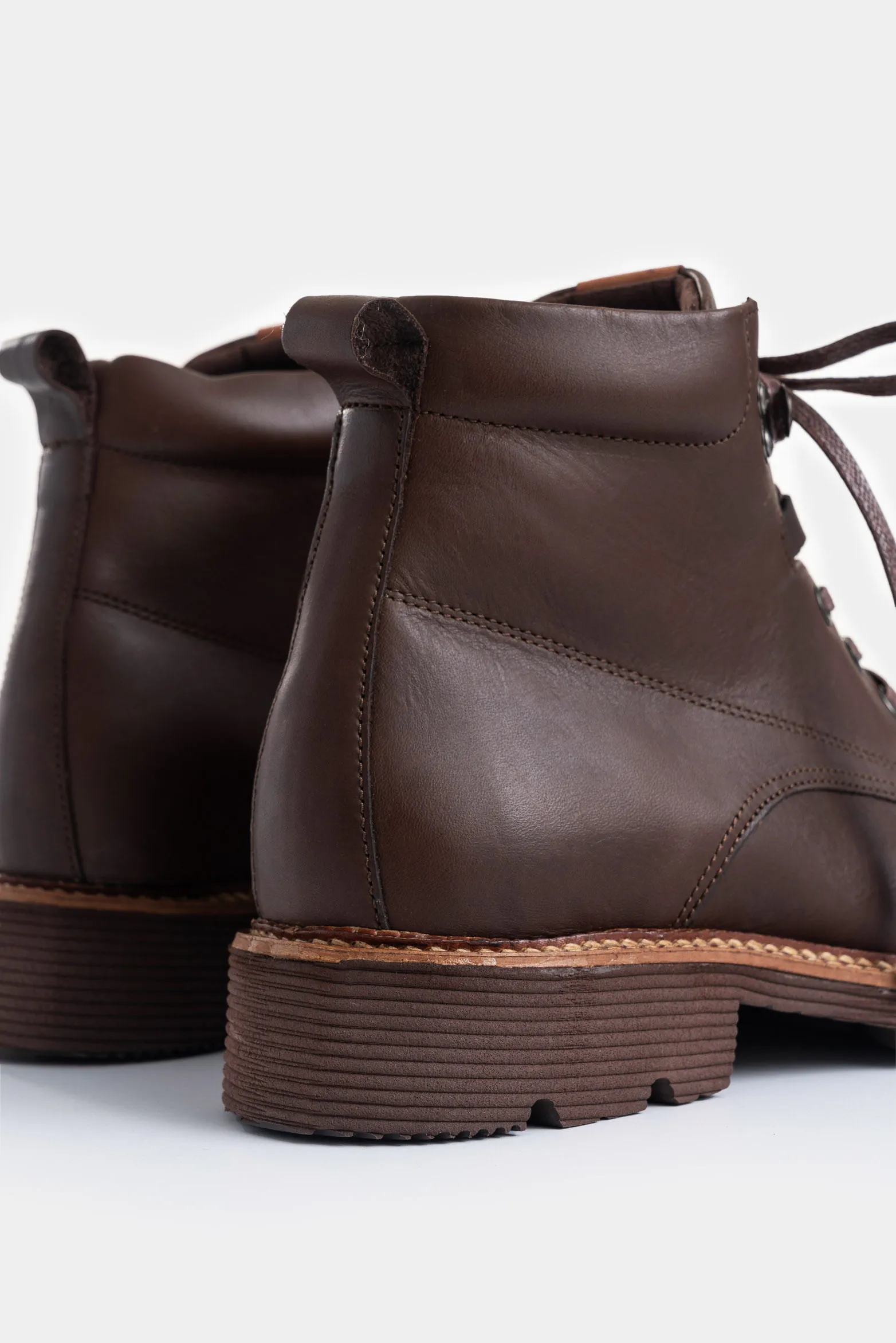 Botas Karioka de cuero para hombre tractoradas