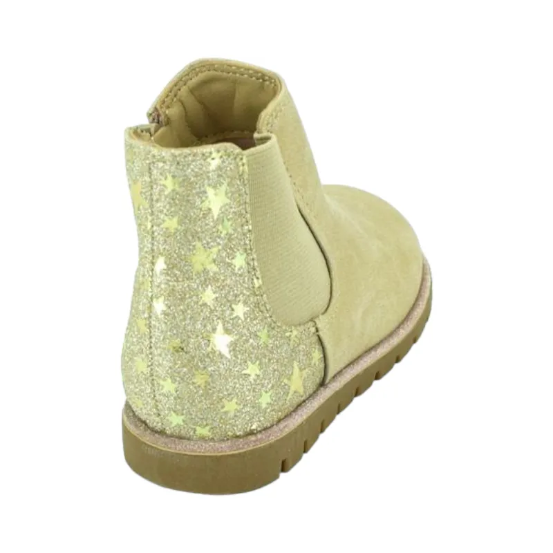 Botines niña con detalles brillantes
