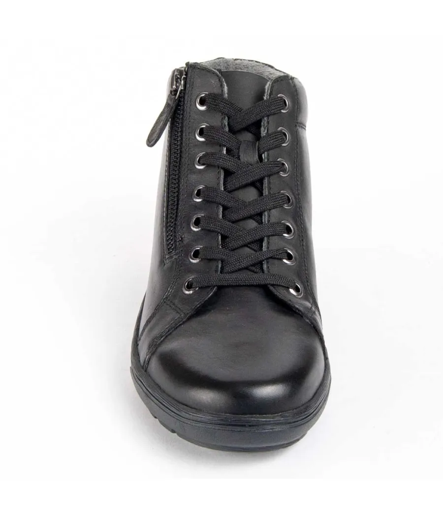 Botín Casual De Piel Para Mujer.  Purapiel  Botilina  99461