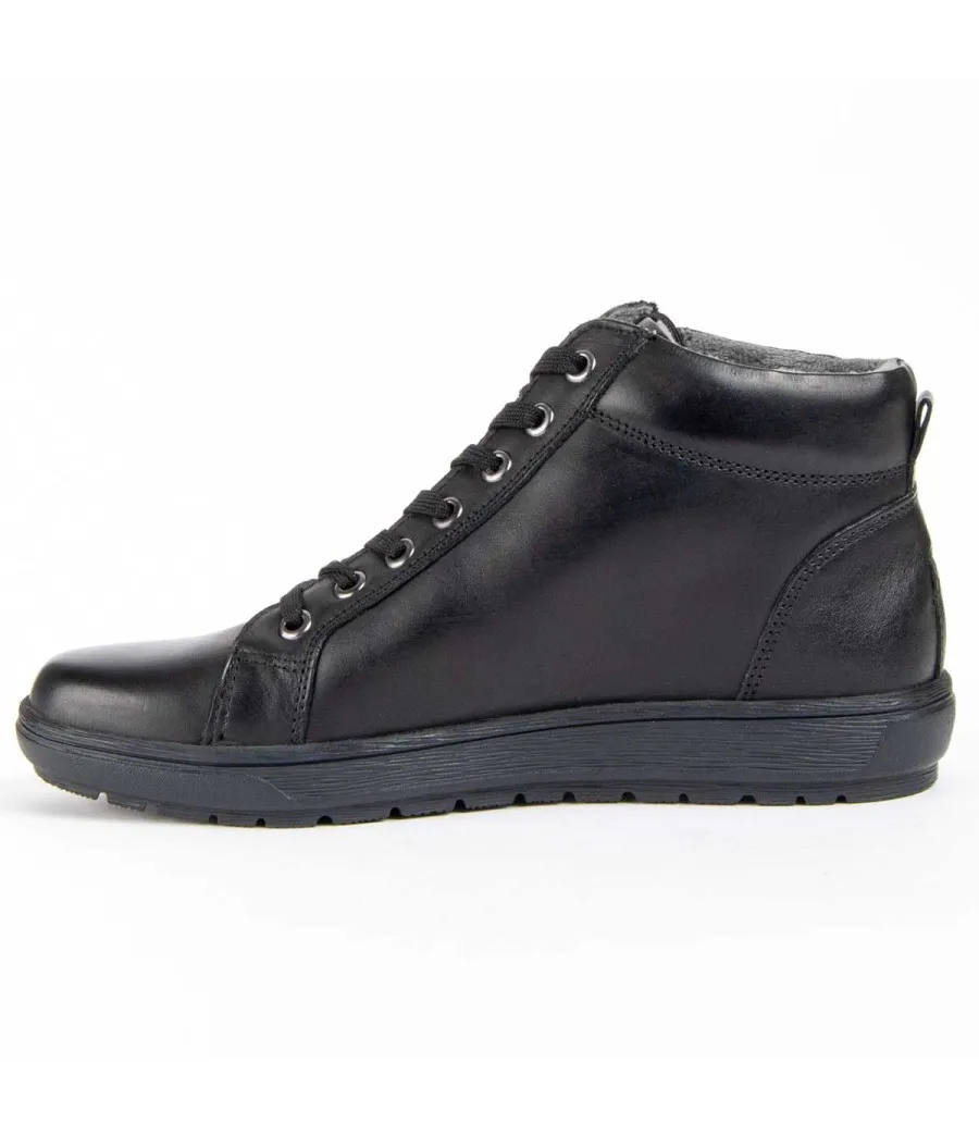 Botín Casual De Piel Para Mujer.  Purapiel  Botilina  99461