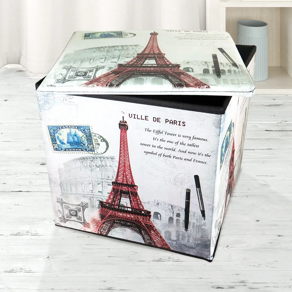 Caja Organizadora con Diseo de París, Inkanto