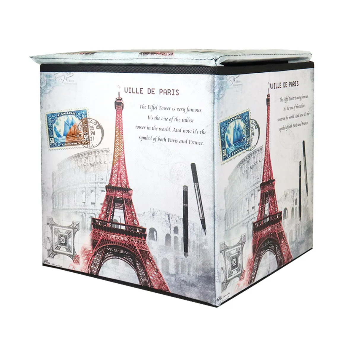 Caja Organizadora con Diseo de París, Inkanto