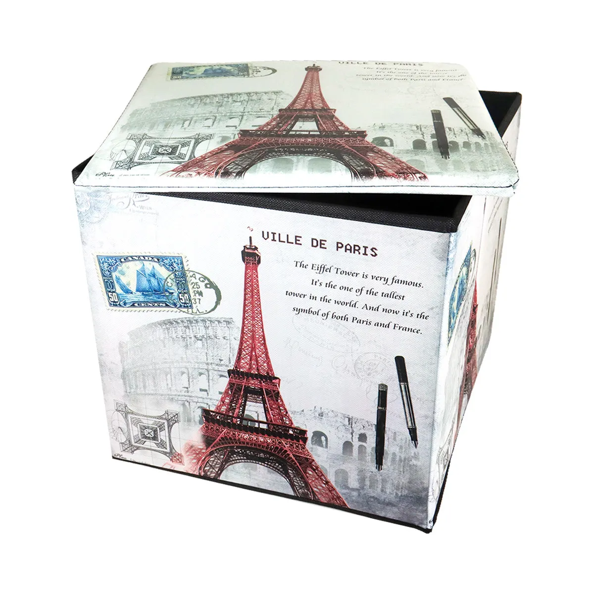 Caja Organizadora con Diseo de París, Inkanto