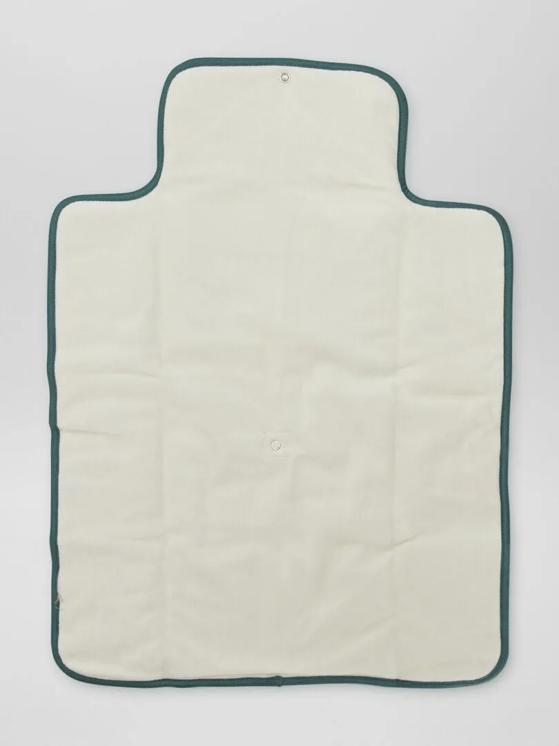 CAMBIADOR PORTáTIL DE GASA DE ALGODóN  VERDE