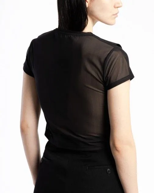 Camisa de manga corta Karl Lagerfeld 240W1708 Negro