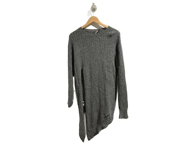 Camiseta de punto MIU MIU.Lana S Internacional Gris 