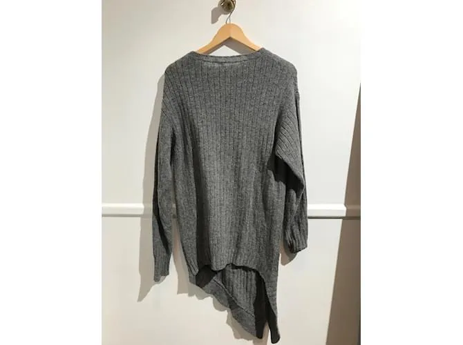 Camiseta de punto MIU MIU.Lana S Internacional Gris 