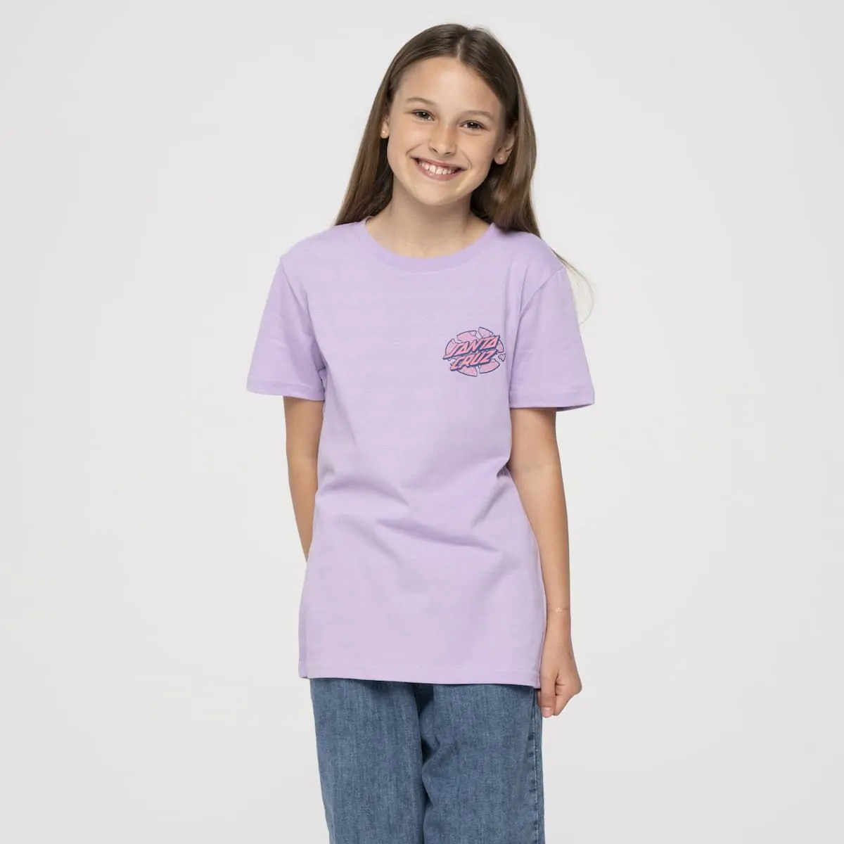 CAMISETA SANTA CRUZ MANGA CORTA NIñO RIGID SCREAMING HAND TSHIRT REFSCA YTE 1340 DIGITAL LAVENDER LILA