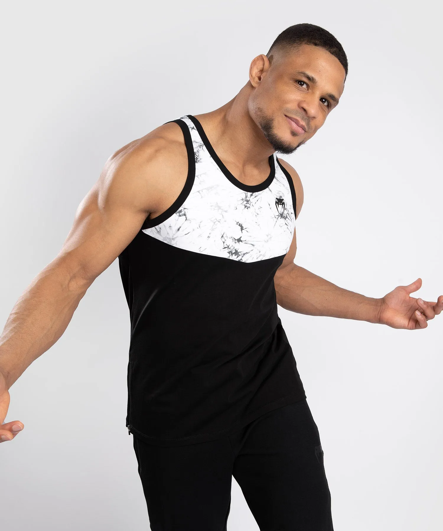 CAMISETA SIN MANGAS VENUM LASER  NEGRO/MáRMOL
