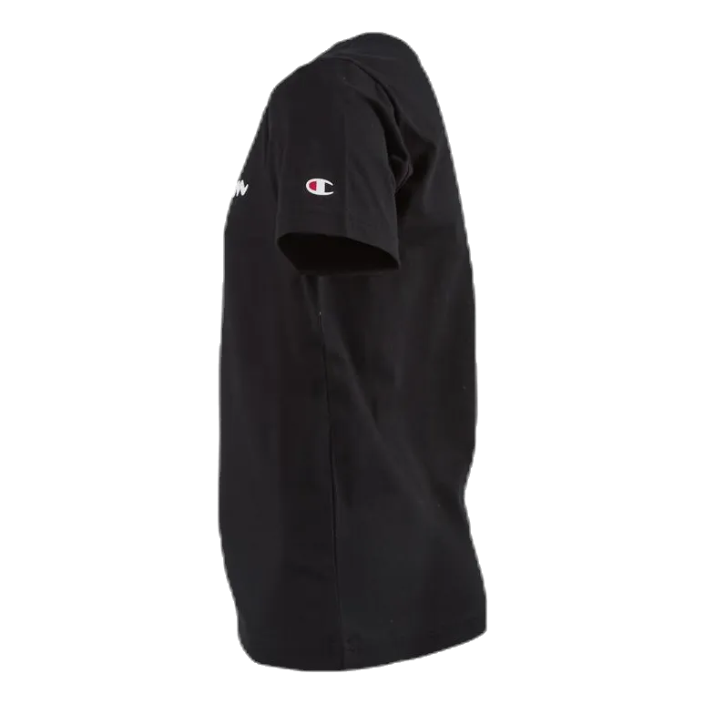 CHAMPION CREWNECK TSHIRT JUNIOR BLACK