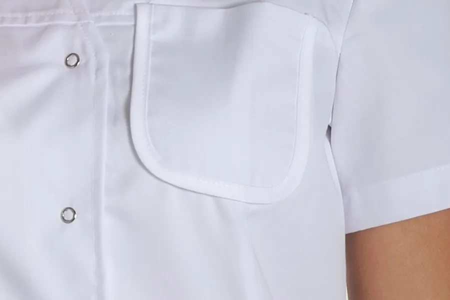 CHAQUETA BLANCA ENTALLADA 