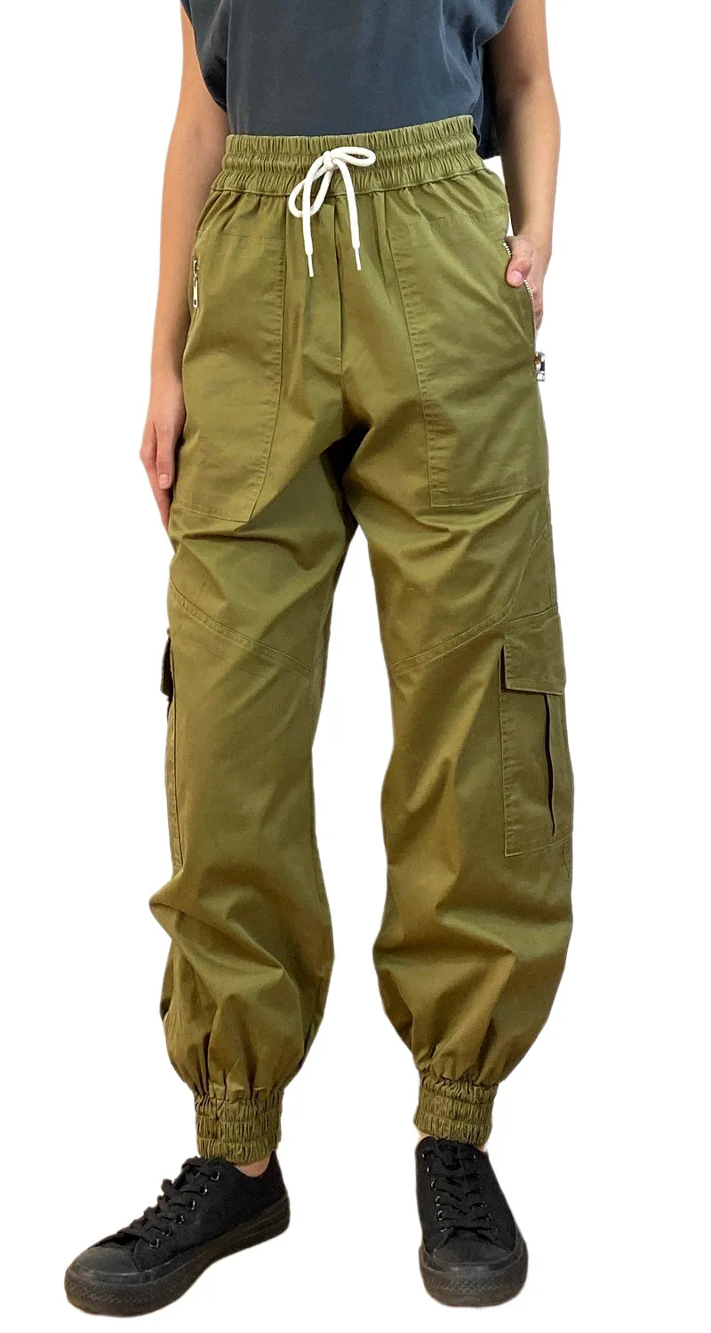 CHER Pantalón Verde Militar