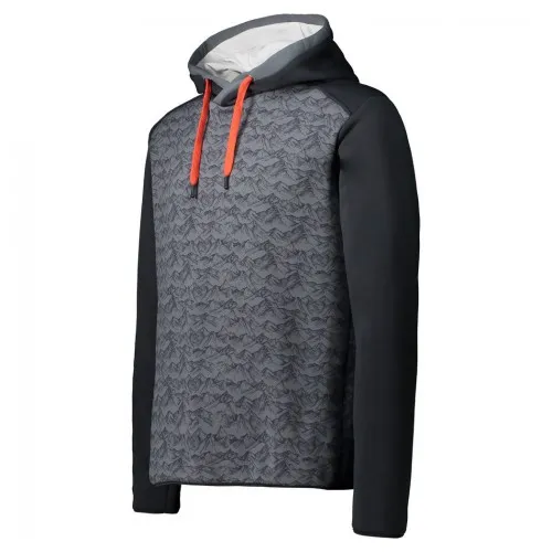 CMP Man Sweat Fix Hood Antracite