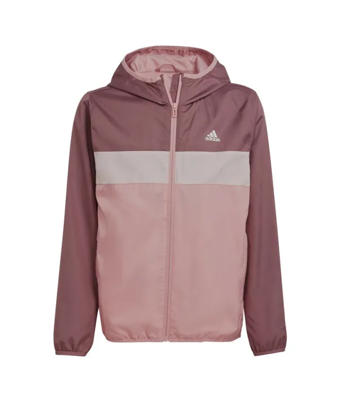 Cortavientos adidas Wind.Rdy Tiberio Infantil Rosa