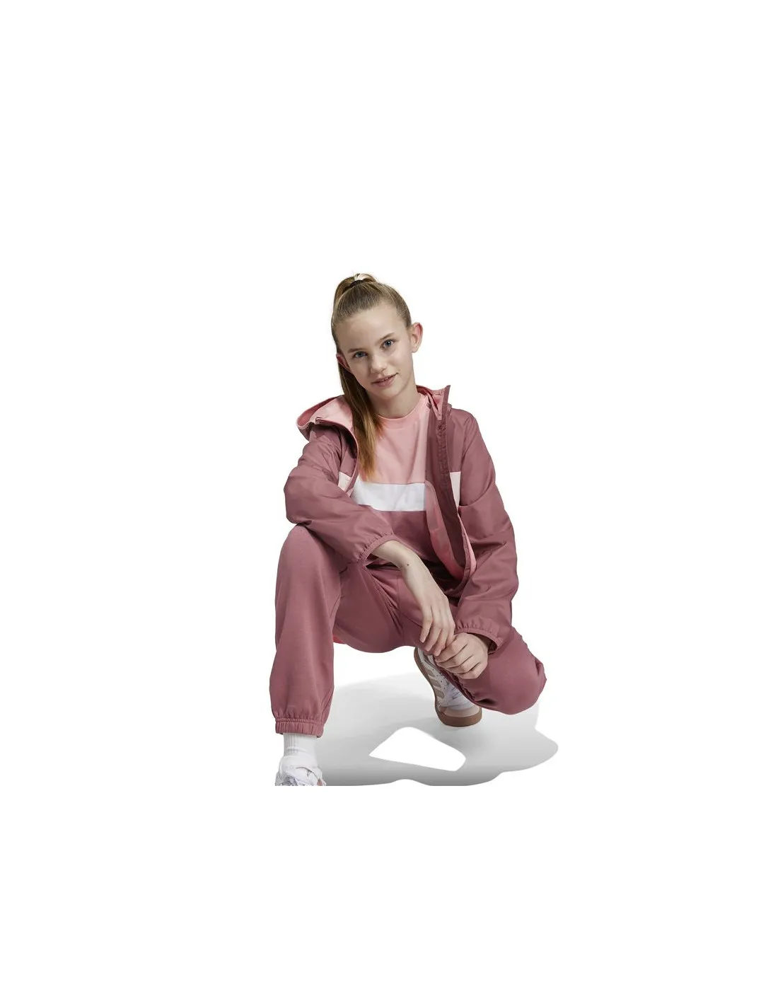 Cortavientos adidas Wind.Rdy Tiberio Infantil Rosa