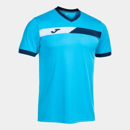 COURT SHORT SLEEVE TSHIRT FLUOR TURQUOISE NAVY WHITE
