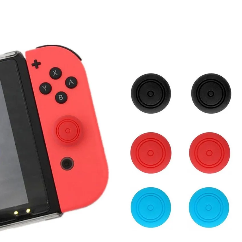 Cubiertas Joystick Analogico Nintendo Switch (6 Uds)  Multicolor