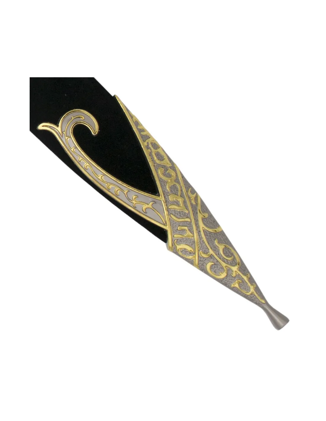 Cuchillo fantástico con vaina negra