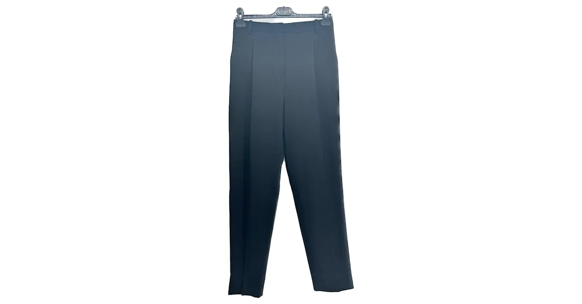 Céline Pantalón CELINE T.fr 38 Lana Negro 