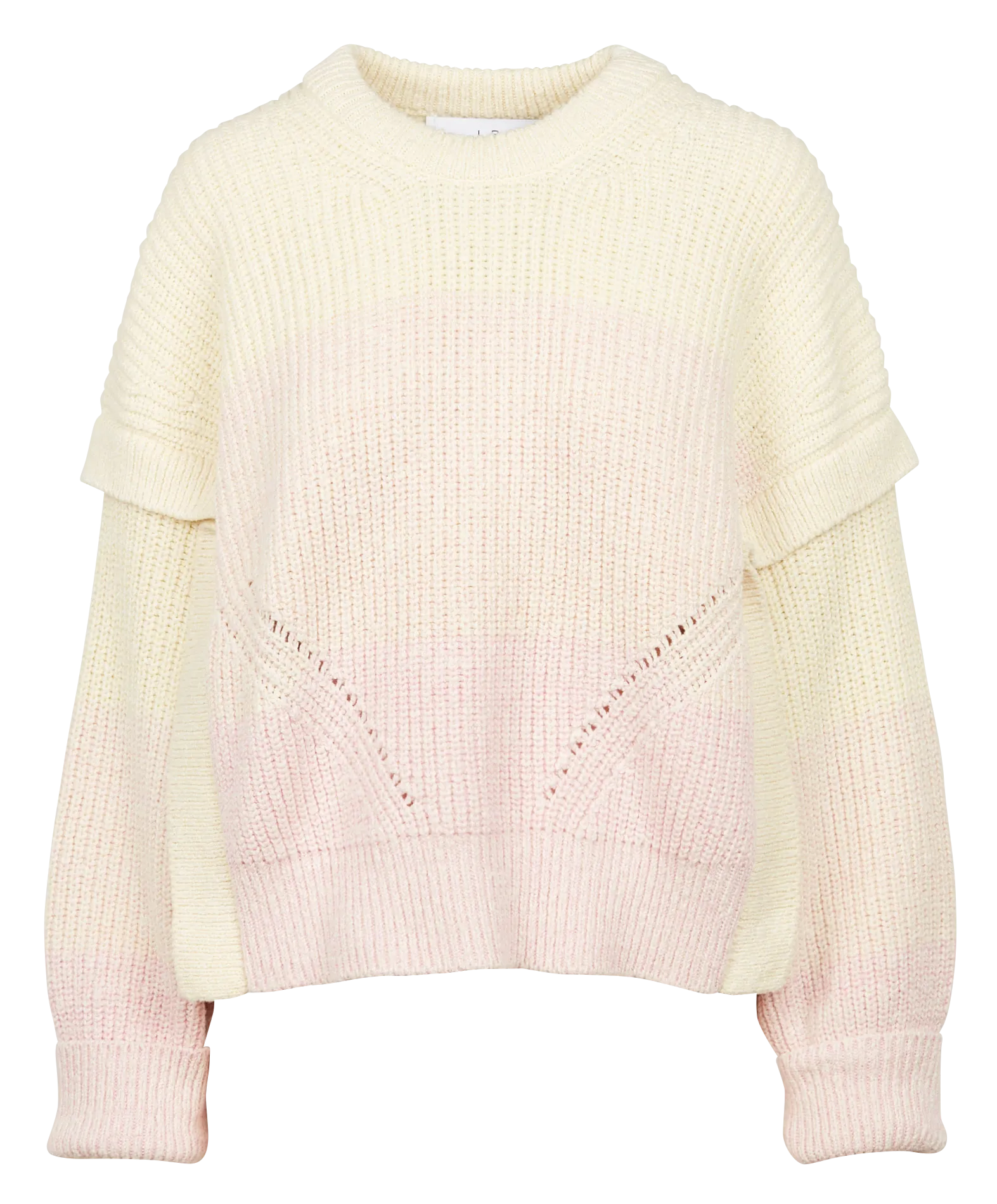 DASTAN  JERSEY JACQUARD DE ALGODóN CON CUELLO REDONDO EN MULTICOLOR