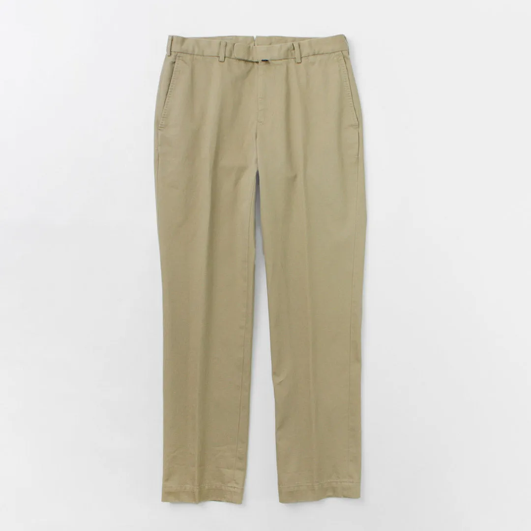 D.c.white / algodón sargento de silueta regular chinos