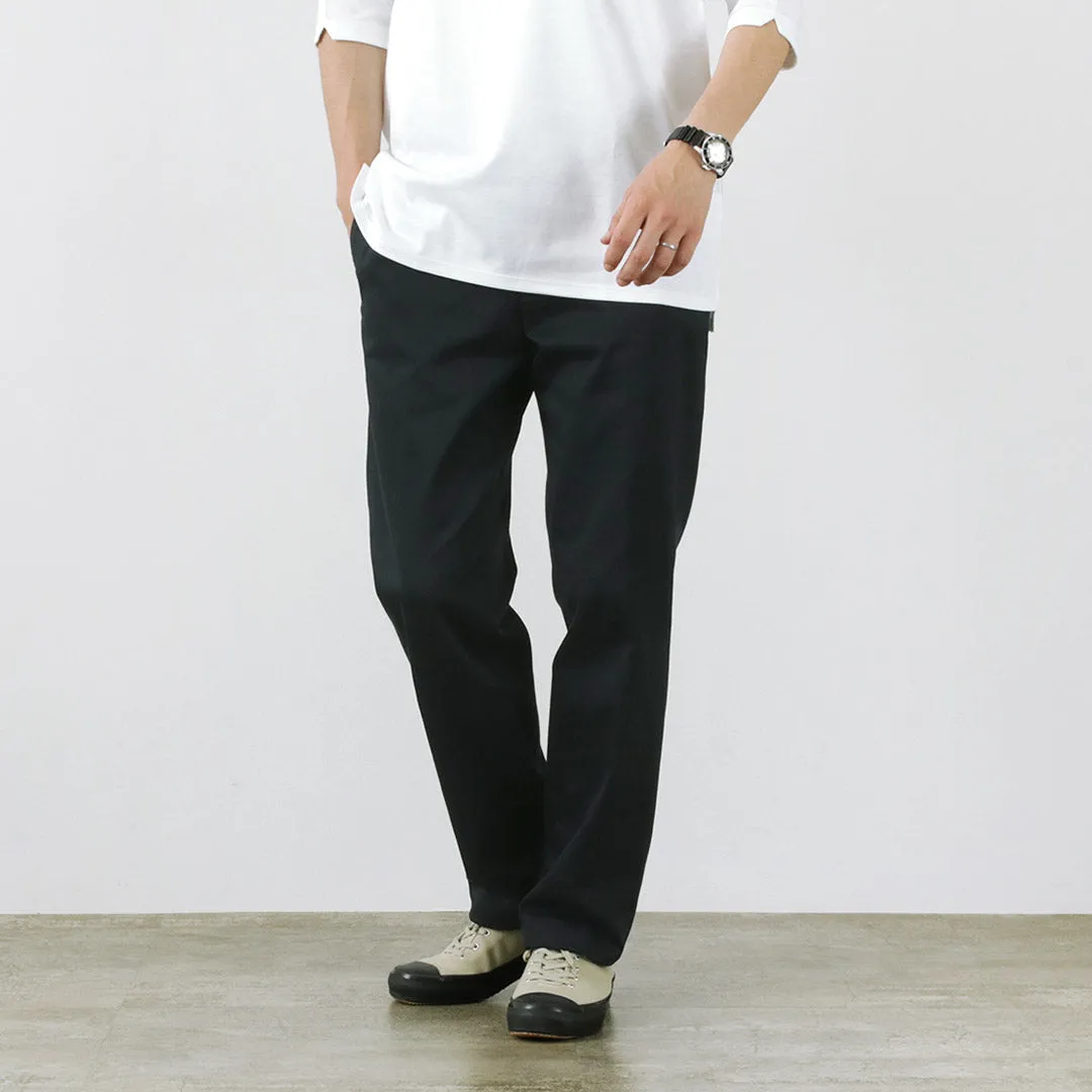 D.c.white / algodón sargento de silueta regular chinos
