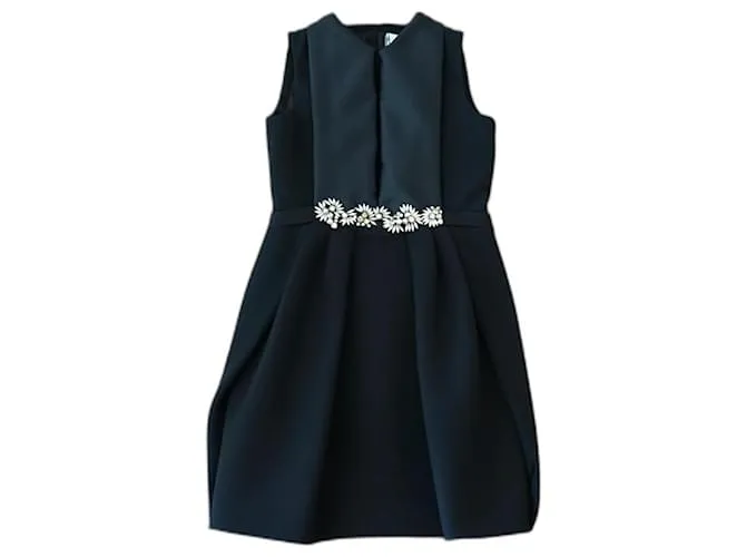 Dice Kayek Vestido negro con adornos Kayek de Dice 