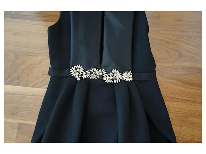 Dice Kayek Vestido negro con adornos Kayek de Dice 