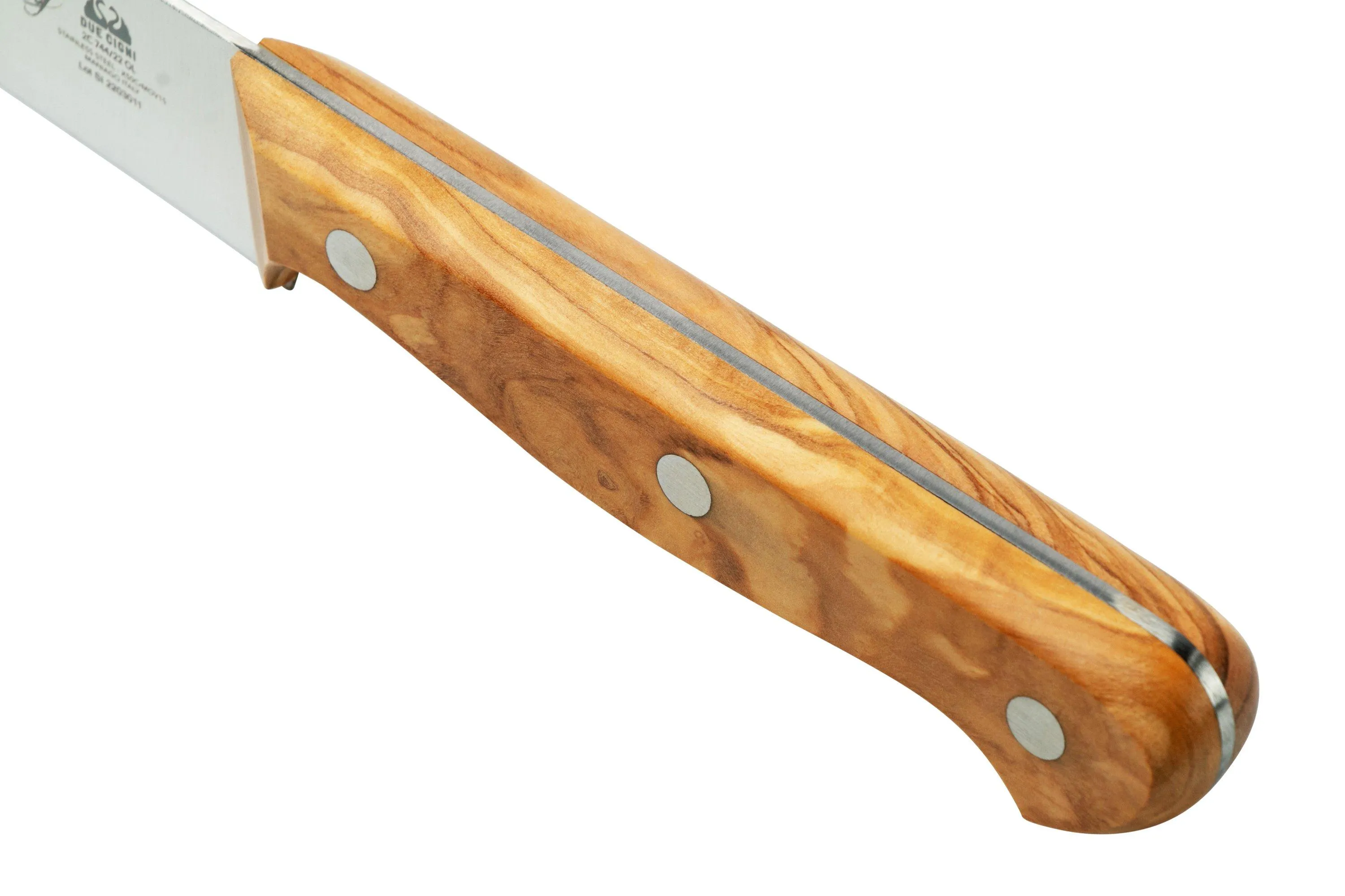 DUE CIGNI TUSCANY 2C74422OL CUCHILLO PARA TRINCHAR 22 CM MADERA DE OLIVO