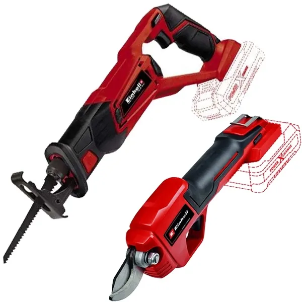 EINHELL  GELS 18 LI PXC  TIJERAS DE JARDíN PARA RAMAS SIN BATERíAS Y CARGADORES, LIION, 18 V,  AH, 28 MM + EINHELL  TEAP 