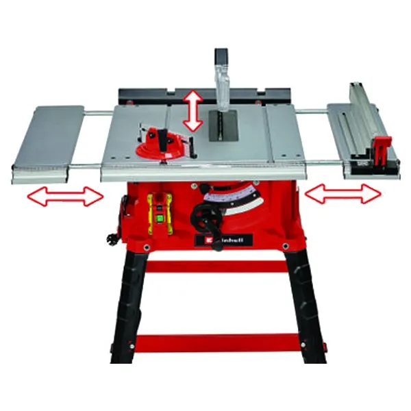 EINHELL  TCTS 2225 U  SIERRA CIRCULAR DE MESA, 2200 W, 254X30X2.4 MM, MARCO SOPORTE DE PIES