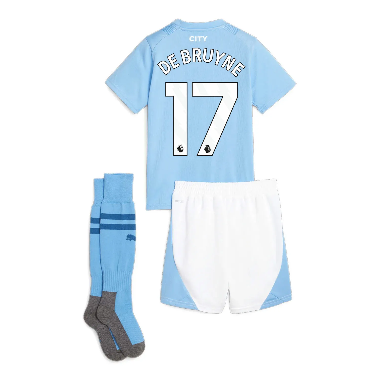 Equipación Puma Manchester City niño De Bruyne 2023 2024